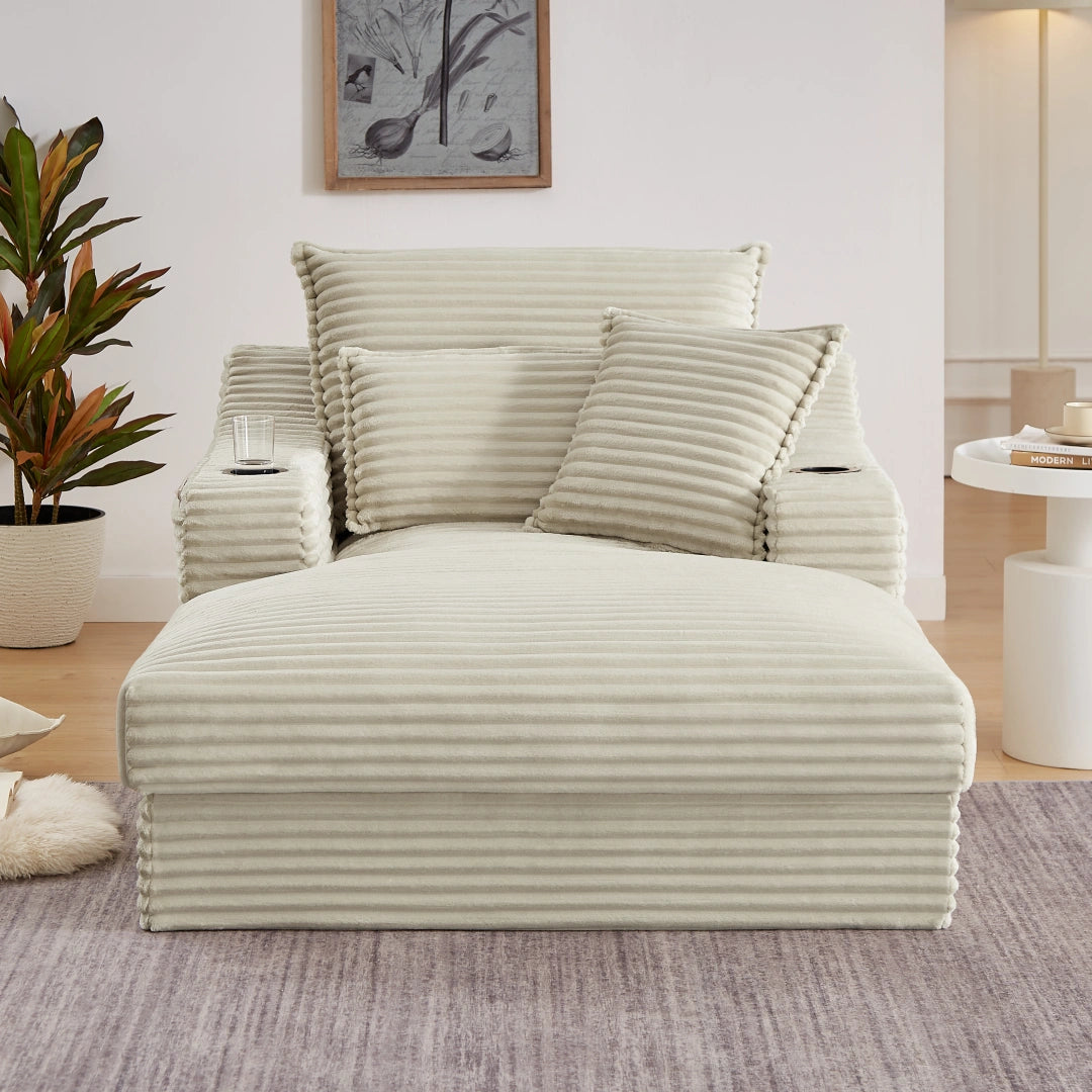 Camel 47.24 inch modern comfortable cushioned compression sofa #6068