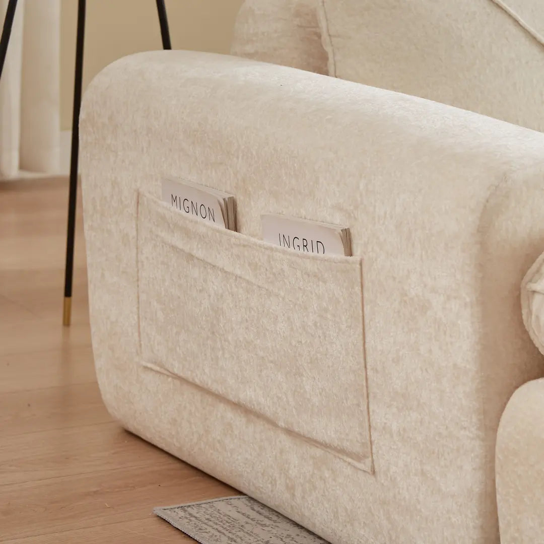 Modern minimalist chenille combination sofa
