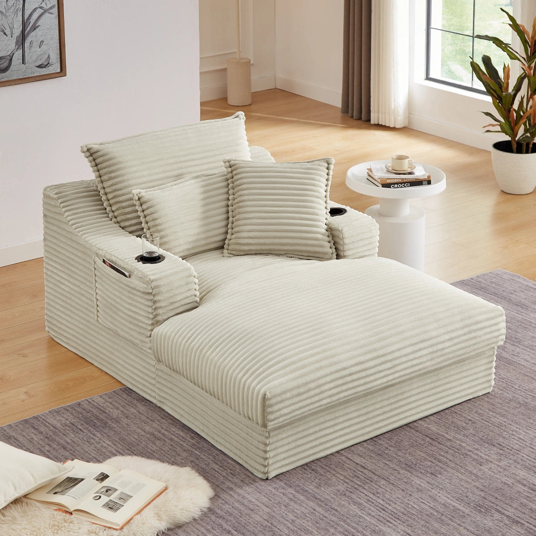 Camel 47.24 inch modern comfortable cushioned compression sofa #6068